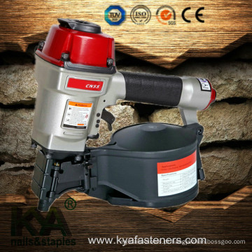 Pneumática Cn55 bobina Nailer para embalagem, mobiliário